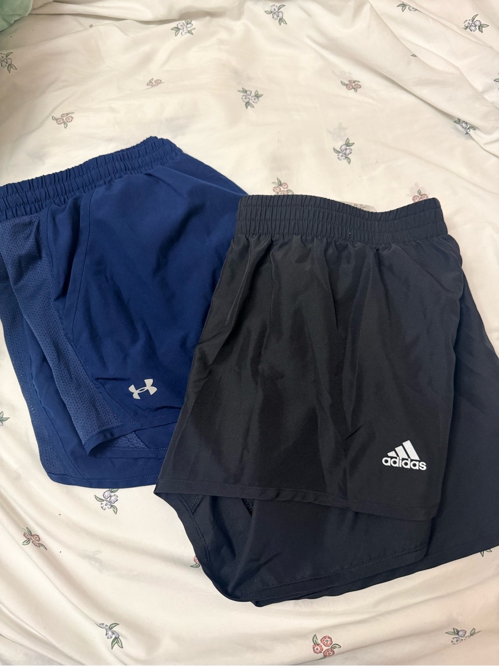 Adidas and Under Armour Athletic Shorts - Black & Navy